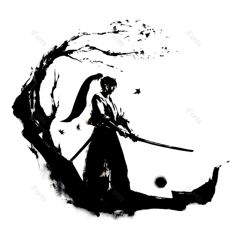 水墨图片,中国风元素,插画PNG,插画人物免抠素材